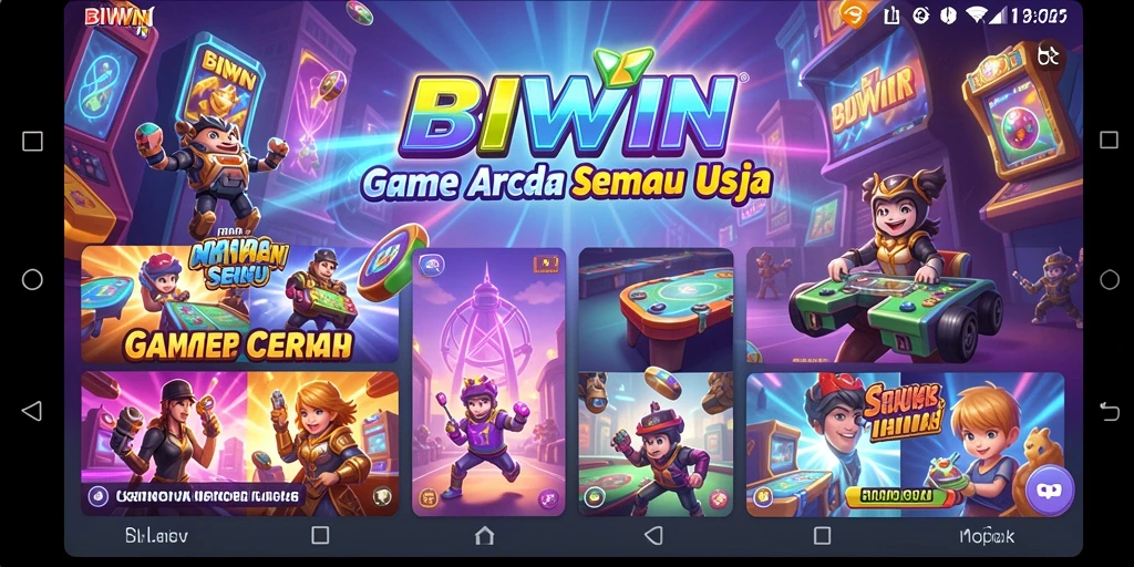 Tampilan gameplay seru dari BIWIN saat menaklukkan level.
