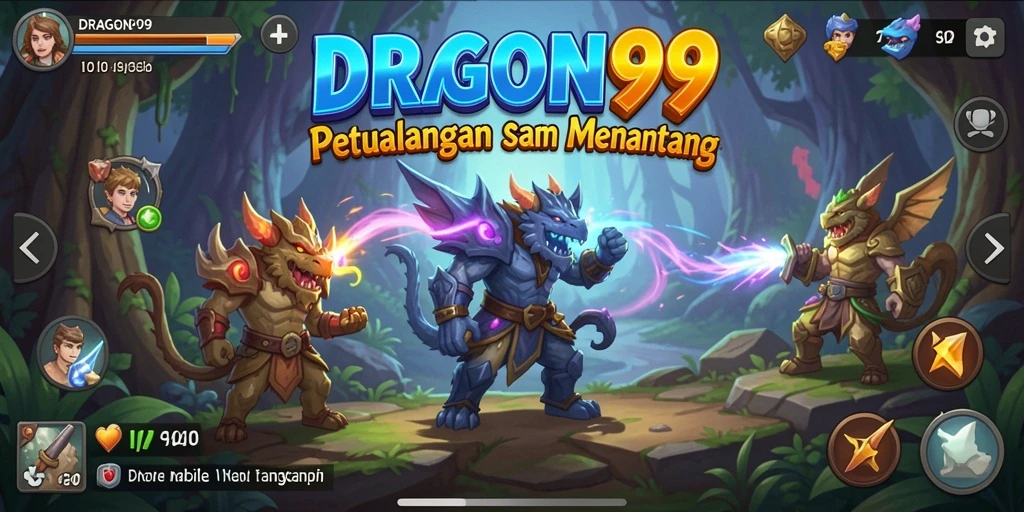 Tampilan gameplay DRAGON99 yang menggugah selera dan mengasyikkan.