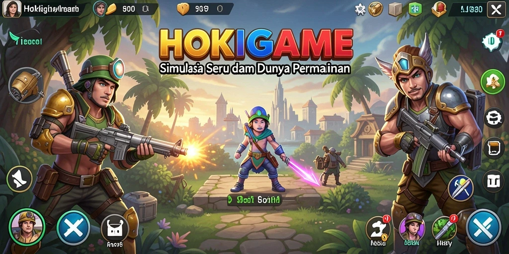 Tampilan gameplay HOKIGAME yang mengagumkan dan interaktif.
