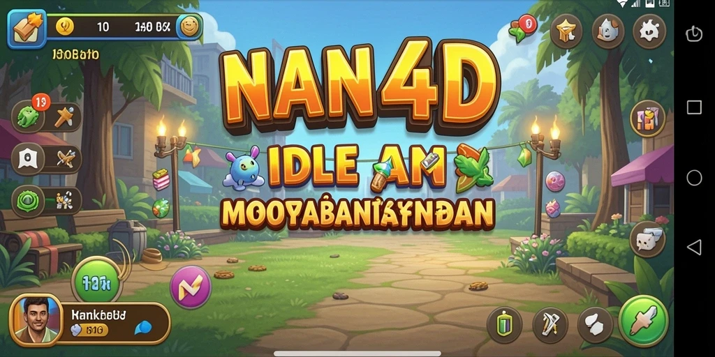 Tampilan gameplay NANA4D yang seru dan menarik.
