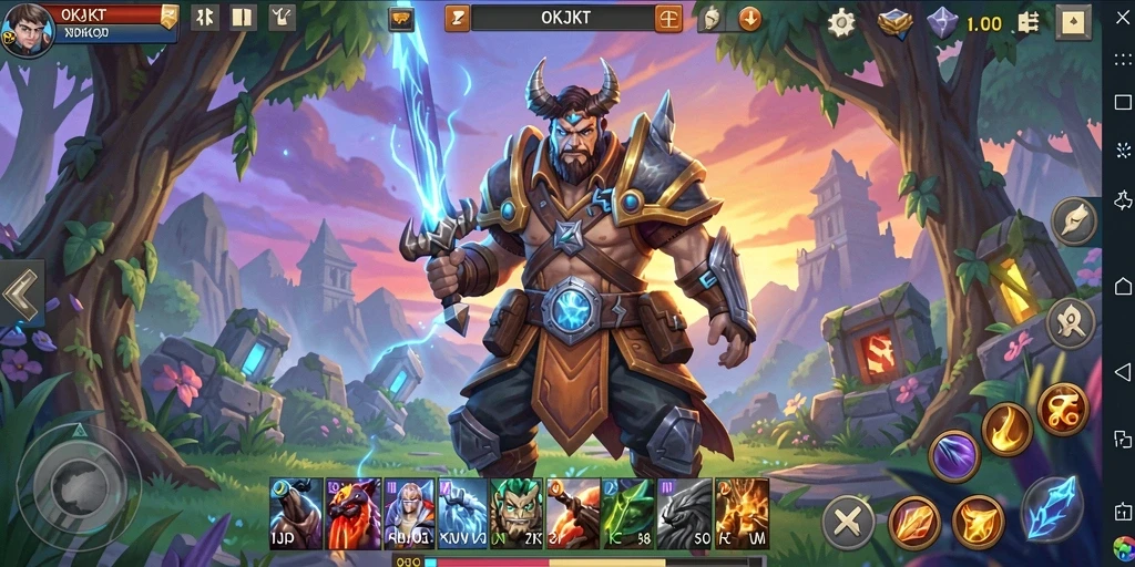 Tampilan gameplay seru di dunia petualangan ARPG