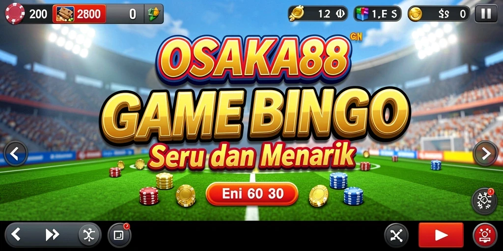 Tampilan gameplay Bingo yang seru di OSAKA88.