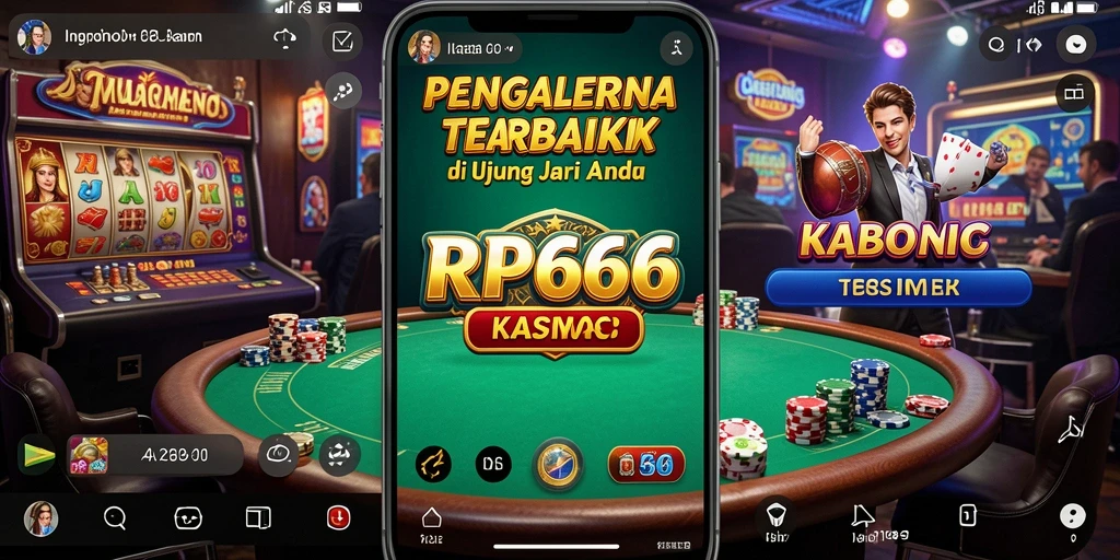 Gameplay seru dengan berbagai jenis permainan Kasino yang menantang.