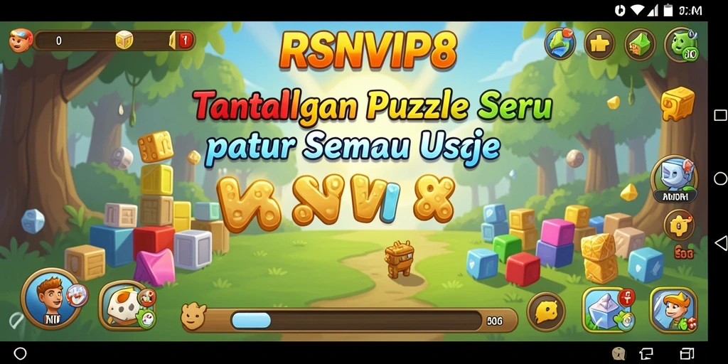 Tampilan seru gameplay puzzle yang menantang untuk dipecahkan.