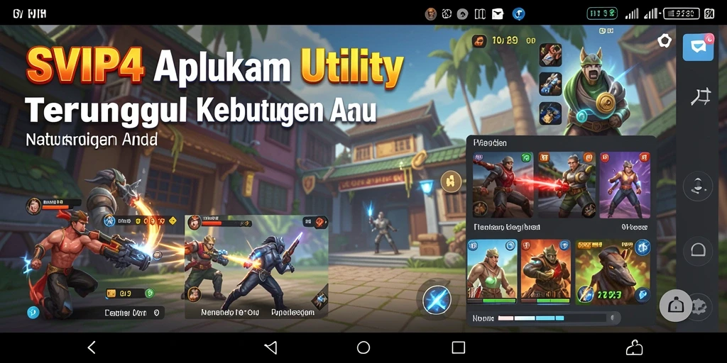 Tampilan antarmuka SVIP4 yang intuitif dan menarik.