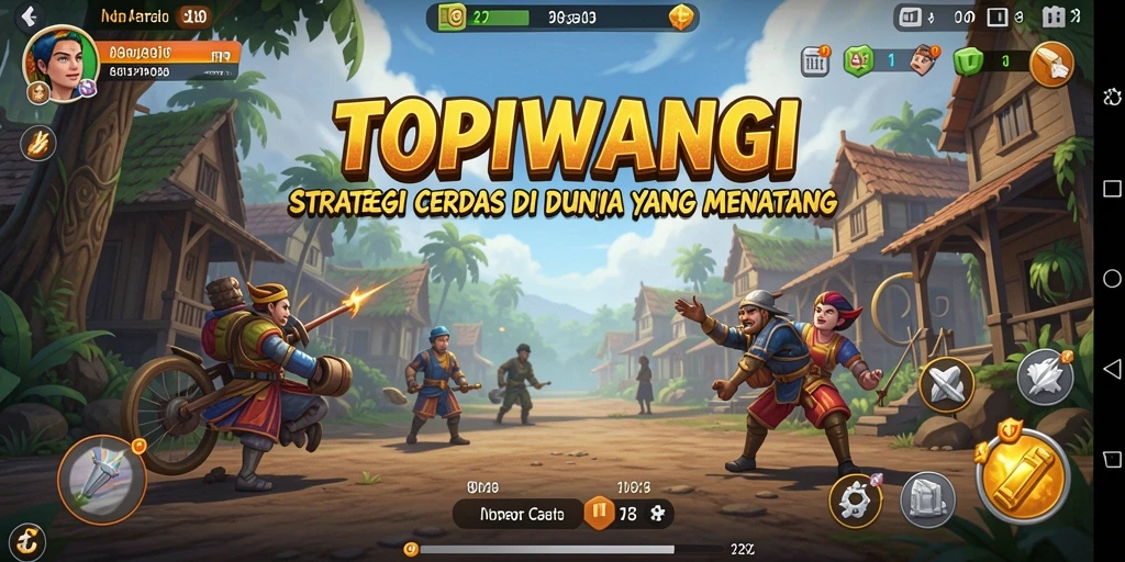 Gameplay menarik dari TOPIWANGI yang penuh strategi.