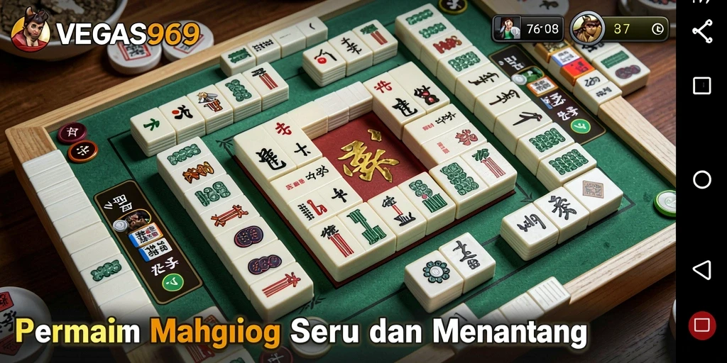 Tampilan gameplay menarik dari VEGAS969 dengan papan Mahjong.